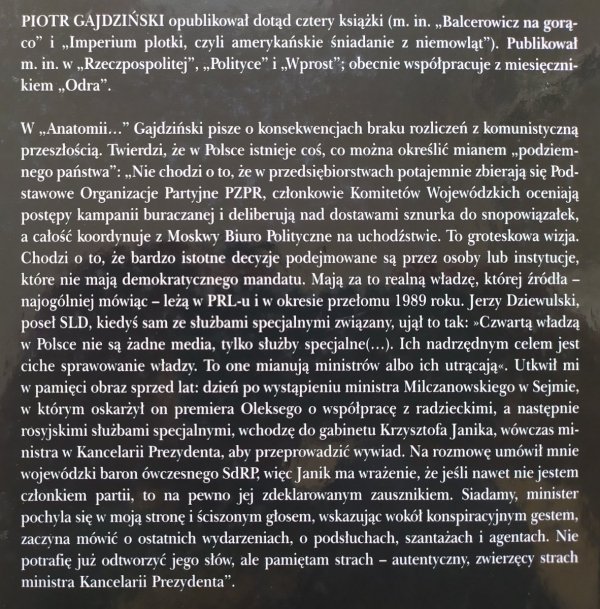 Piotr Gajdziński Anatomia zbrodni nieukaranej. Dlaczego nie rozliczyliśmy się z komunistyczną przeszłością?