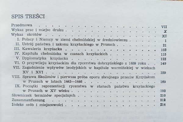 Karol Górski Studia i szkice z dziejów państwa krzyżackiego