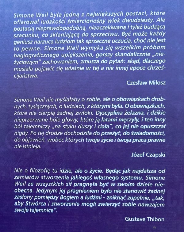 Gabriella Fiori Simone Weil. Kobieta absolutna