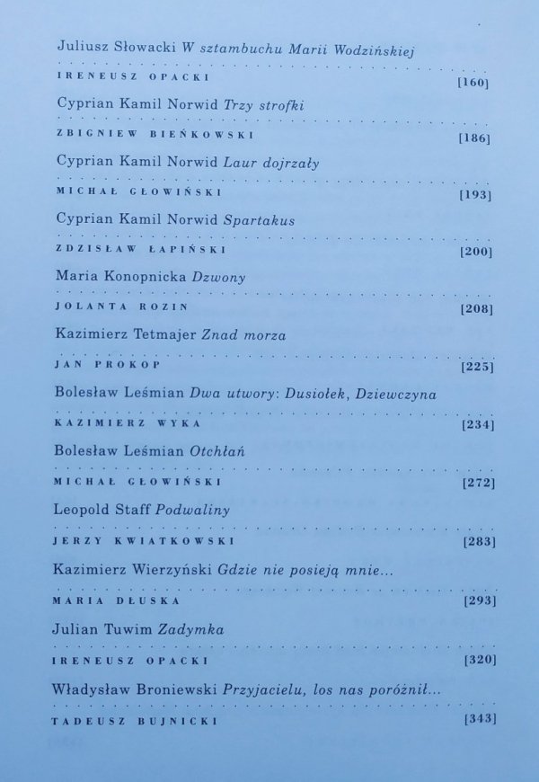 Liryka polska. Interpretacje