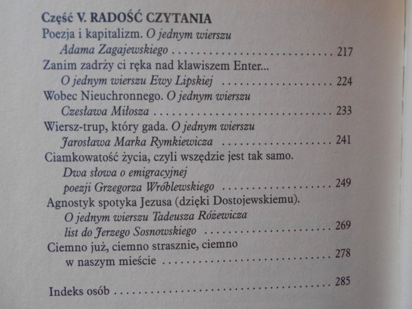 Jarosław Klejnocki • Literatura w czasach zarazy. Lipska, Miłosz, Zagajewski, Różewicz