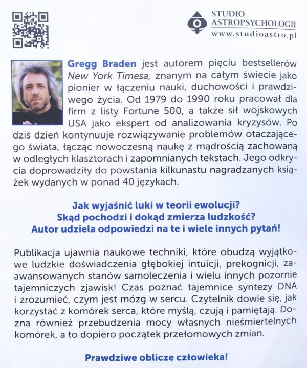 Gregg Braden Człowiek jako projekt
