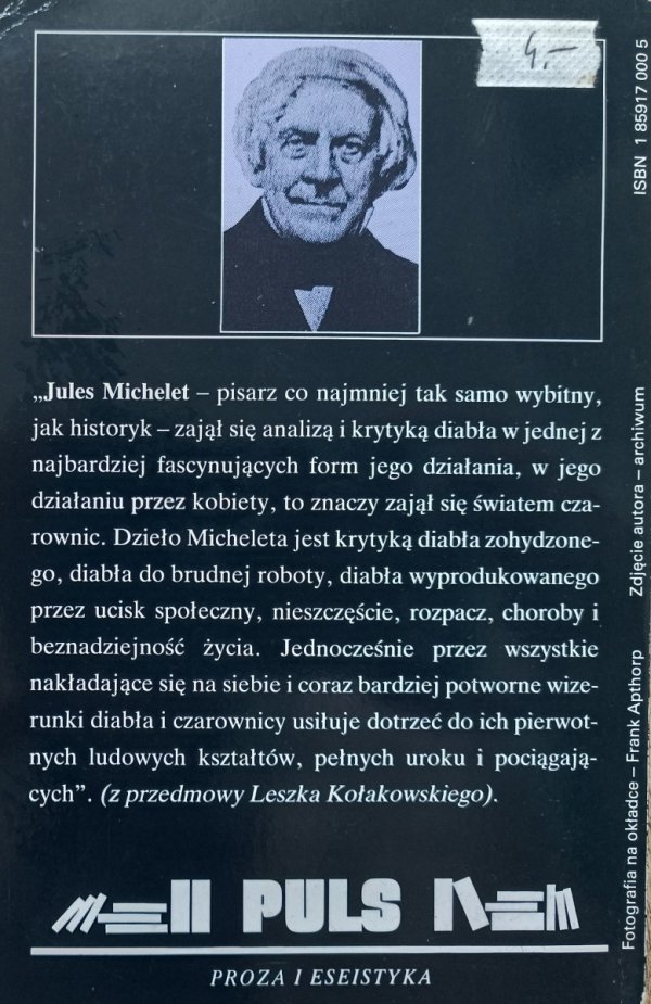 Jules Michelet Czarownica