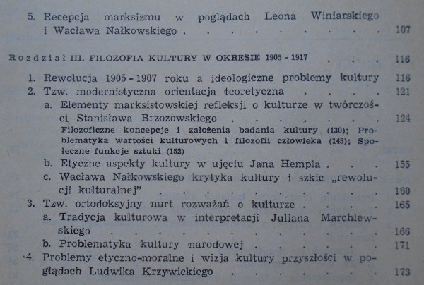 Włodzimierz Kaczocha • Inspiracje marksistowskie w filozofii kultury w Polsce do 1939 roku