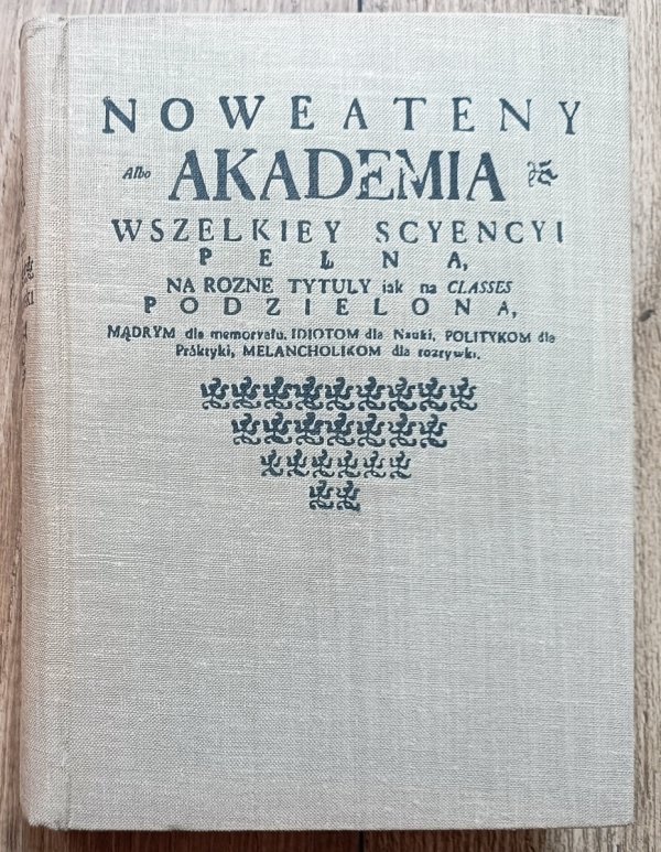 Benedykt Chmielowski Nowe Ateny