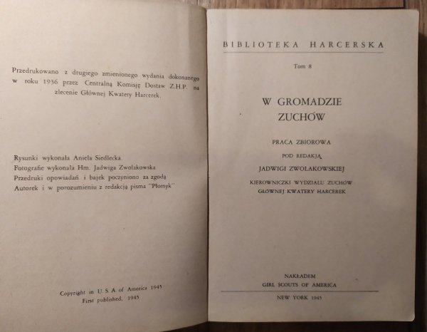 red. Jadwiga Zwolakowska • W gromadzie zuchów [Biblioteka Harcerska tom 8]