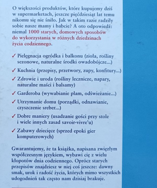 Sekrety babuni. Domowe sposoby. Sprawdzone porady