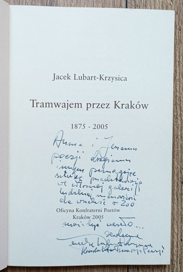 Jacek Lubart-Krzysica Tramwajem przez Kraków 1875-2005