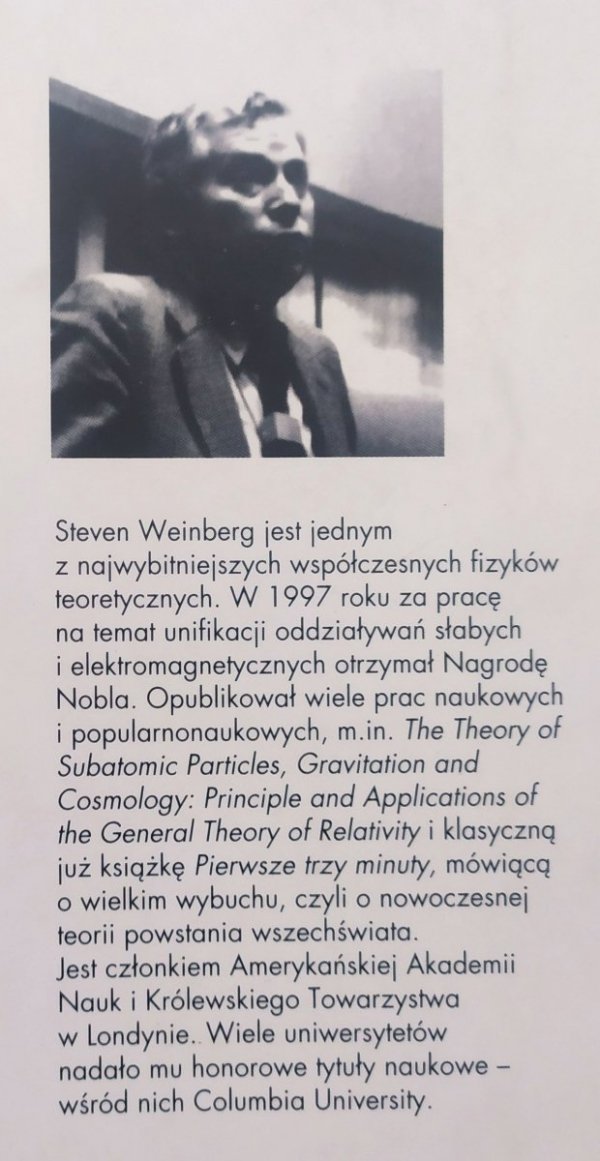 Steven Weinberg Sen o teorii ostatecznej