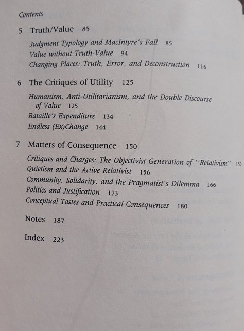 Barbara Herrnstein Smith • Contingencies of value. Alternative Perspectives for Critical Theory