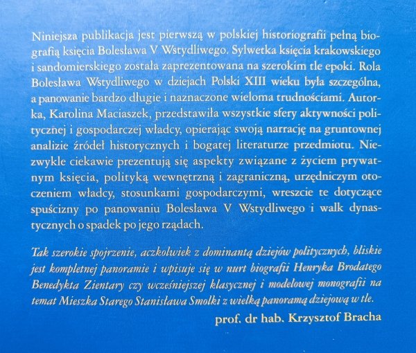 Karolina Maciaszek Bolesław V Wstydliwy