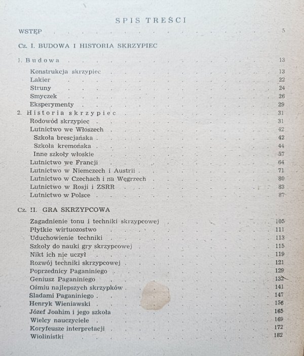 Józef Reiss Skrzypce i skrzypkowie