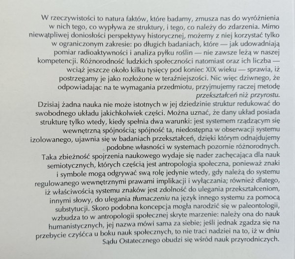 Claude Levi-Strauss Antropologia strukturalna II
