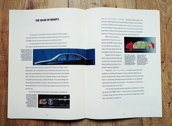 The BMW 5 Series [folder/katalog reklamowy 1990]