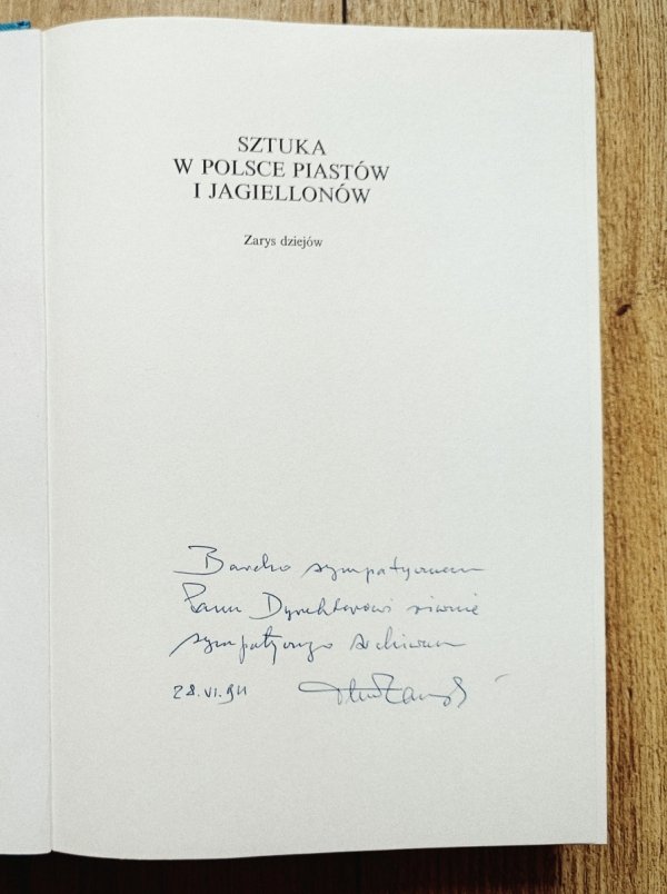 Tadeusz Chrzanowski Sztuka w Polsce Piastów i Jagiellonów. Zarys dziejów