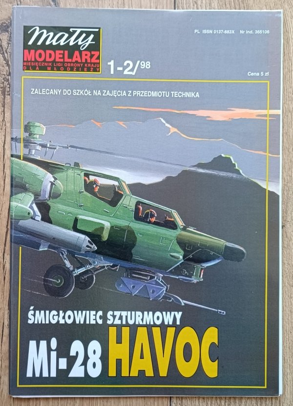 Mały Modelarz 1-2/1998 / Śmigłowiec szturmowy Mi-28 Havoc