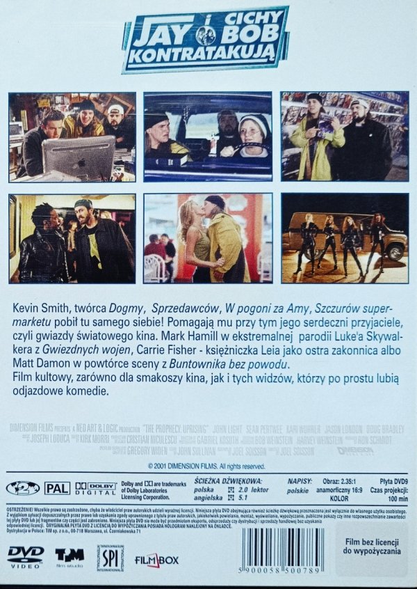 Kevin Smith Jay i Cichy Bob kontratakują DVD