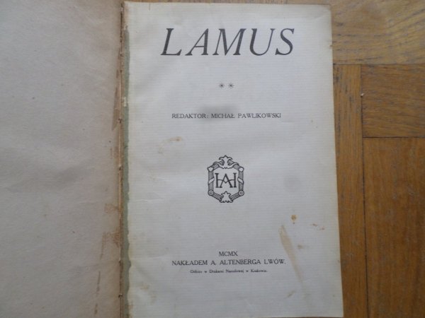 Lamus rocznik II • 1909-1910