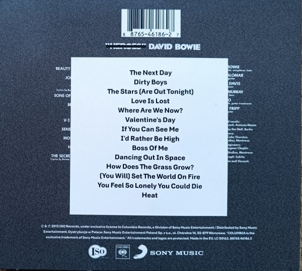 David Bowie The Next Day CD