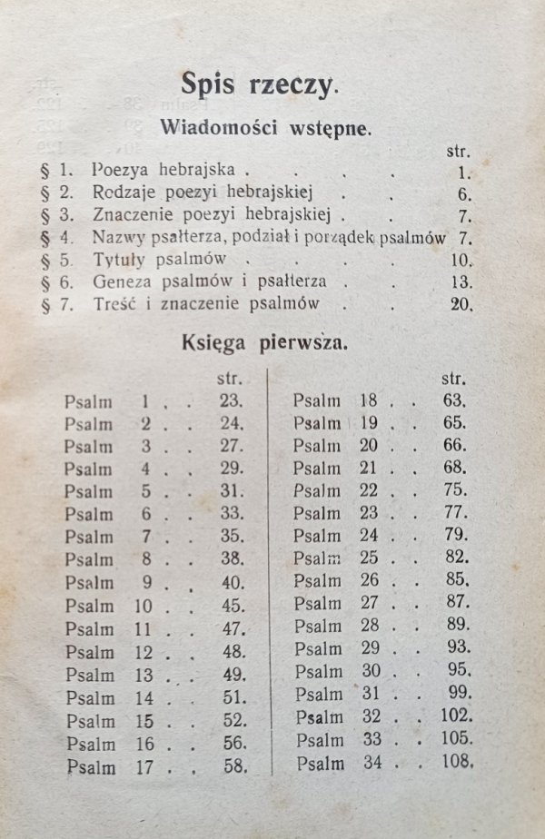 Edward Górski Wykład Psałterza Dawidowego