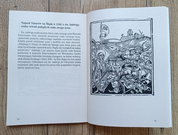 Święta Jadwiga na drzeworytach z Legendy Większej Konrada Baumgartena