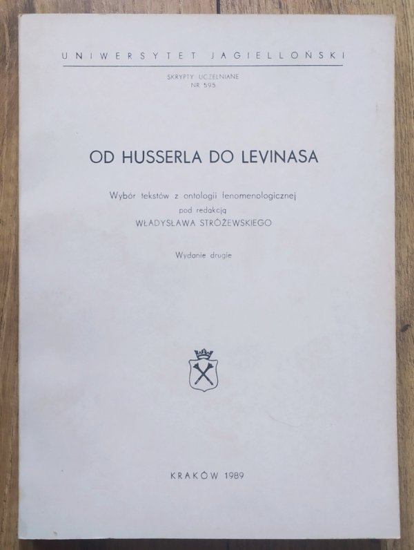 Od Husserla do Levinasa. Wybór tekstów z ontologii fenomenologicznej
