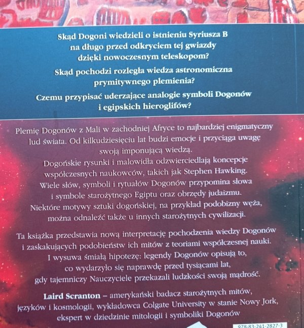 Laird Scranton Kosmiczna tajemnica Dogonów