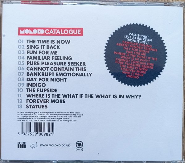 Moloko Catalogue 2CD