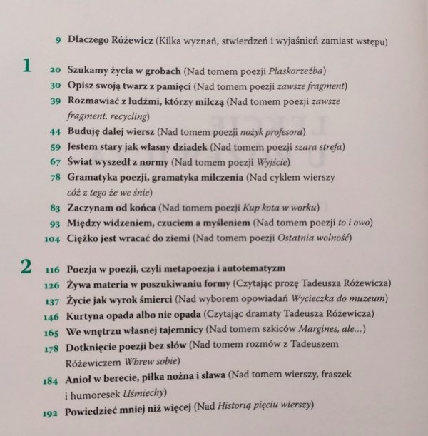 Janusz Drzewucki Lekcje u Różewicza