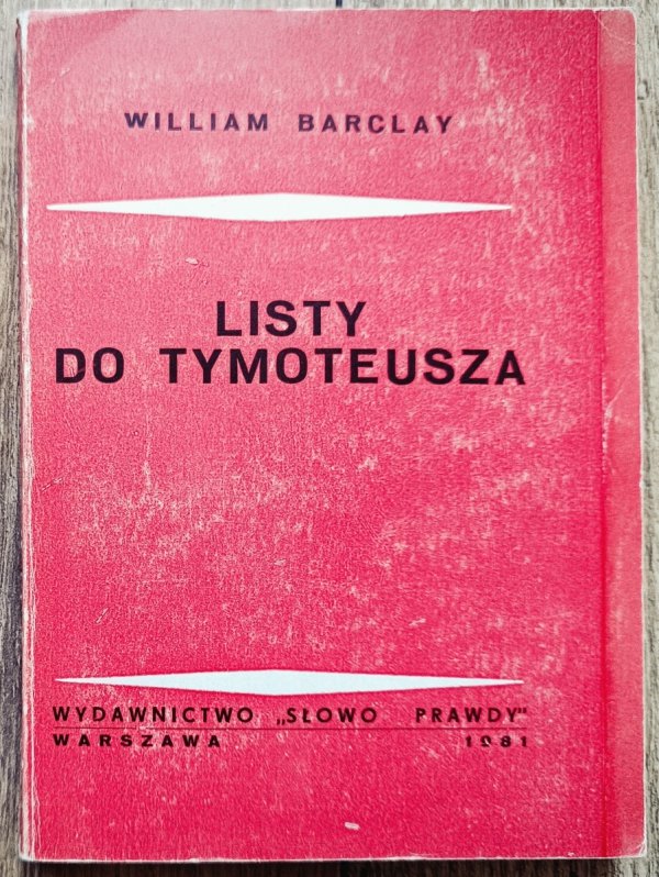 William Barclay Listy do Tymoteusza