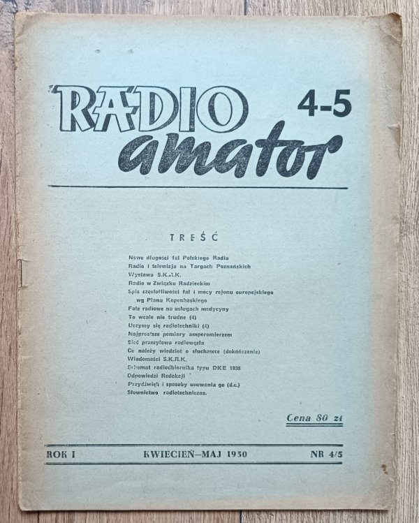 Radioamator numer 4-5/1950