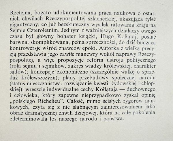 Maria Pasztor Hugo Kołłątaj na Sejmie Wielkim w latach 1791-1792