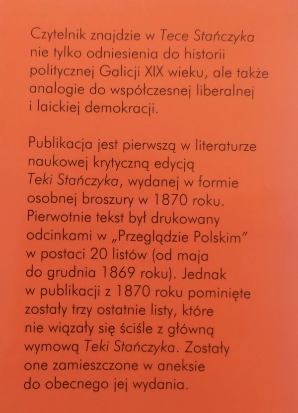 Andrzej Dziadzio Teka Stańczyka