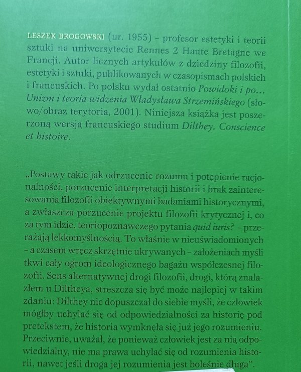 Leszek Brogowski Świadomość i historia