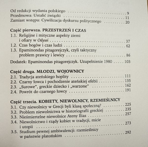 Pierre Vidal-Naquet Czarny łowca. Formy myśli i formy życia społecznego w świecie greckim