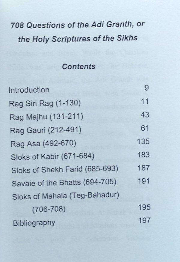 L. Dale Richesin • Sikhism. 708 Questions of the Adi Granth, or the Holy Scriptures of the Sikhs