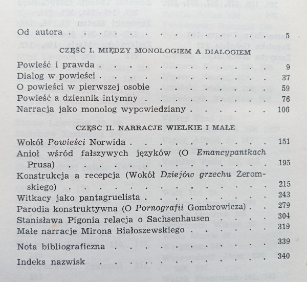 Michał Głowiński Gry powieściowe