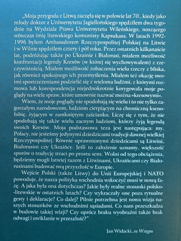 Jan Widacki Litwo, ojczyzno nie moja