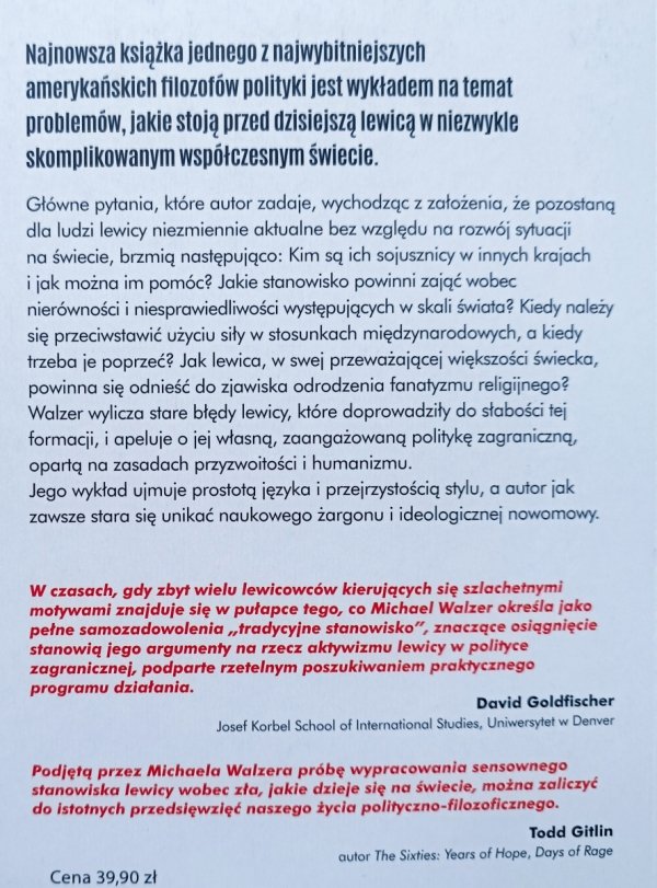 Michael Walzer Lewica. Stare błędy, nowe wyzwania