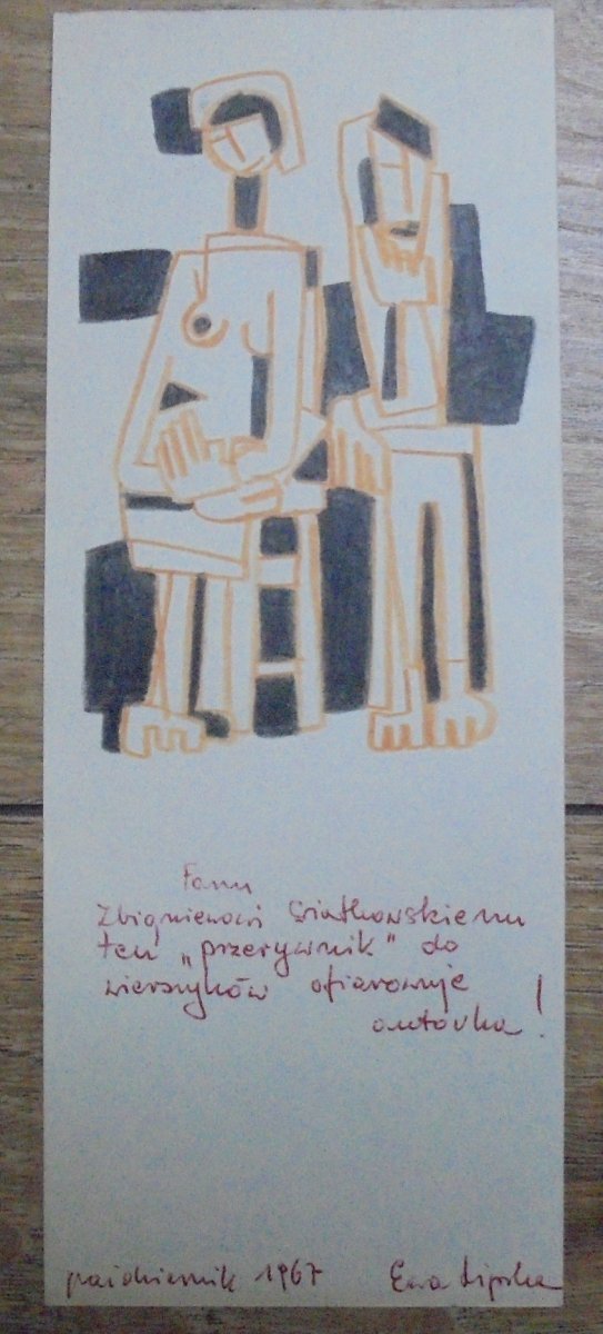 Ewa Lipska • Zakładka 'przerywnik' do wierszyków 