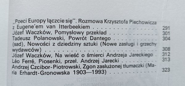 Literatura na Świecie 10/1993 (267) Literatura rosyjska
