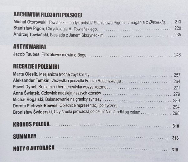 Kronos 1/2013 (24) / Kabała