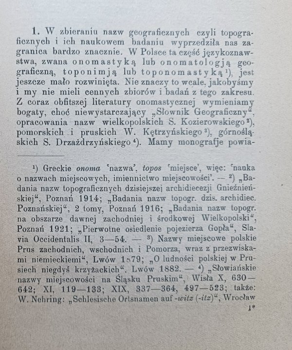 Wskazówki do zbierania nazw geograficznych / 1923