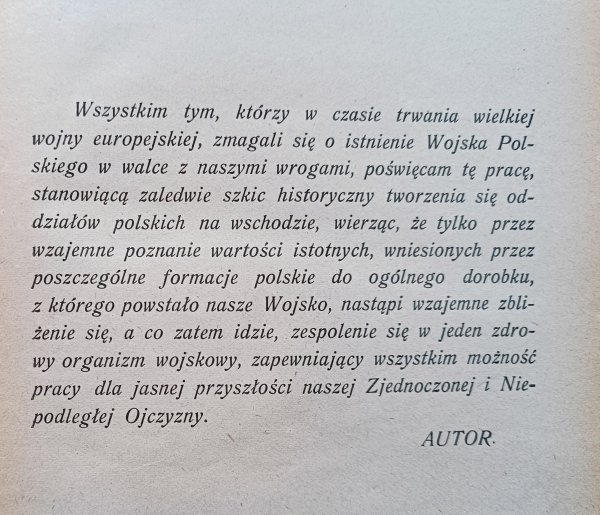 Henryk Bagiński Wojsko Polskie na Wschodzie 1914-1920