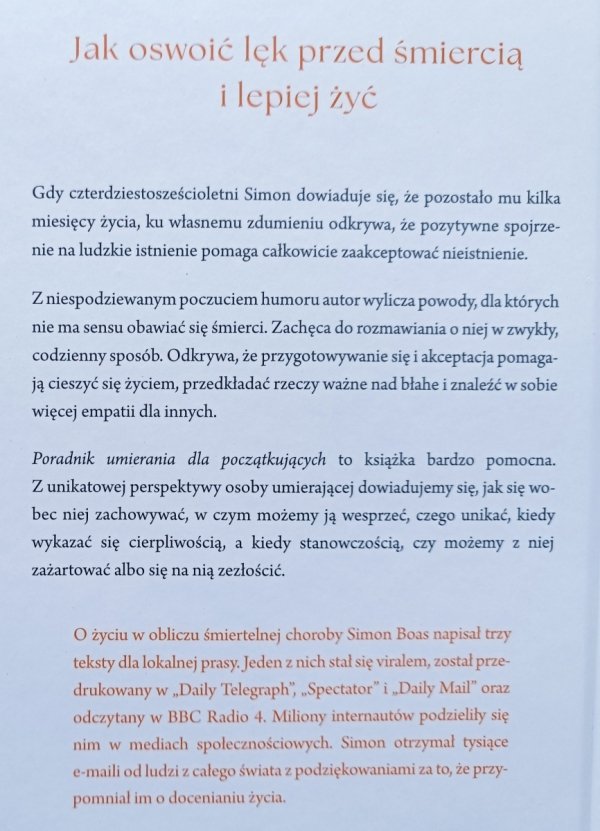 Simon Boas Poradnik umierania dla początkujących