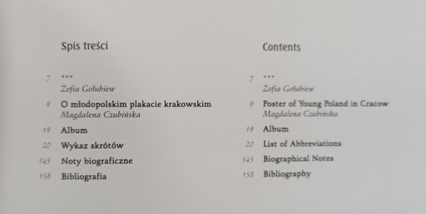 Polski plakat secesyjny ze zbiorów Muzeum Narodowego w Krakowie