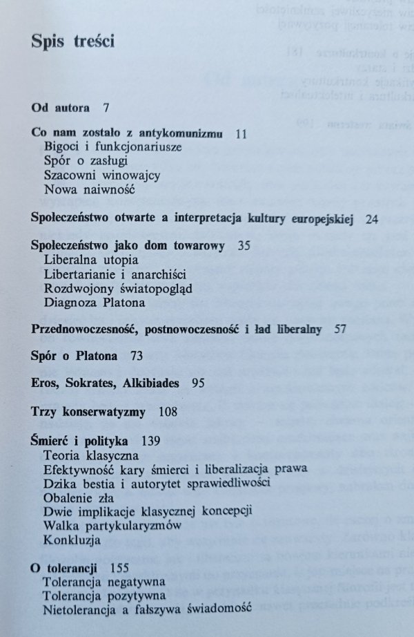 Ryszard Legutko Etyka absolutna i społeczeństwo otwarte