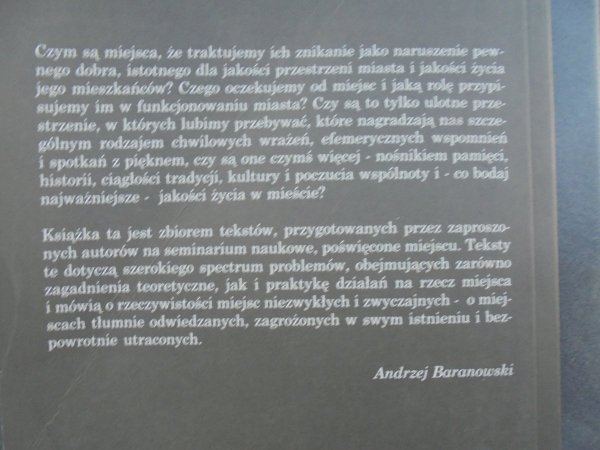 red. Andrzej Baranowski, Anna Awtuch • Miejsce