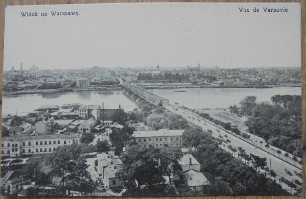 Widok na Warszawę  Vue de Varsovie