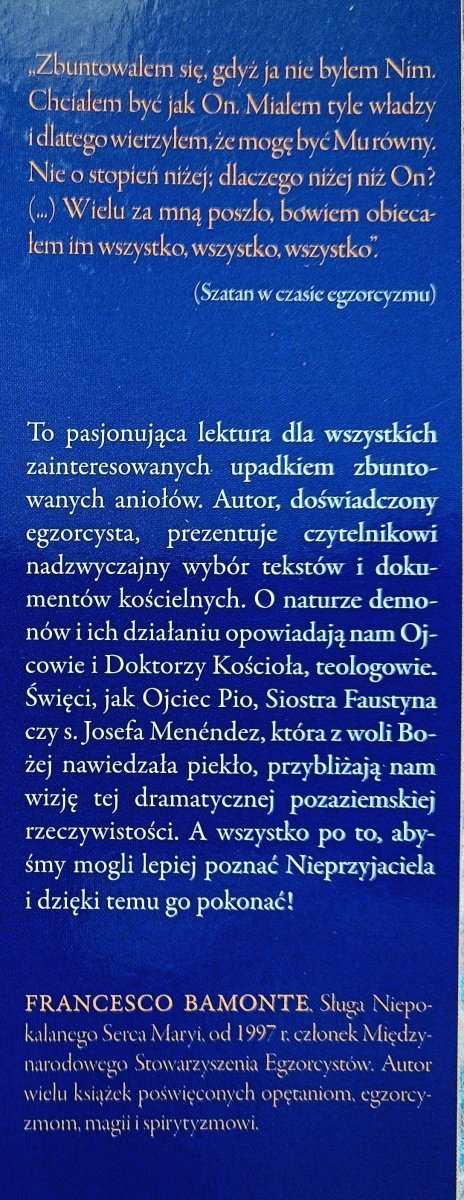 Francesco Bamonte Zbuntowani aniołowie. Egzorcysta o tajemnicy zła